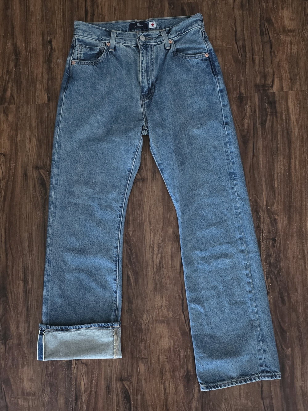 Levi's Made In Japan PLANK Selvedge Jeans Blue Tab Womens 28x30 Measures 28x28